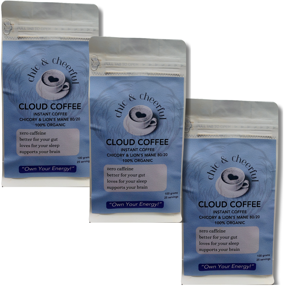 Lion's Mane Coffee Caffeine Free Cloud coffee