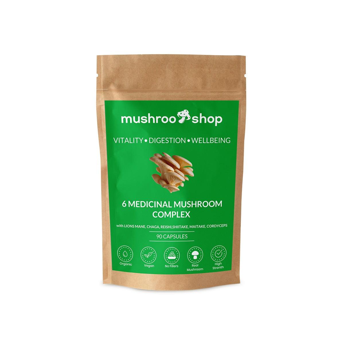 Mushroom shop UK mushroo.shop 6 Medicinal Mushroom Complex - mushroo.shop