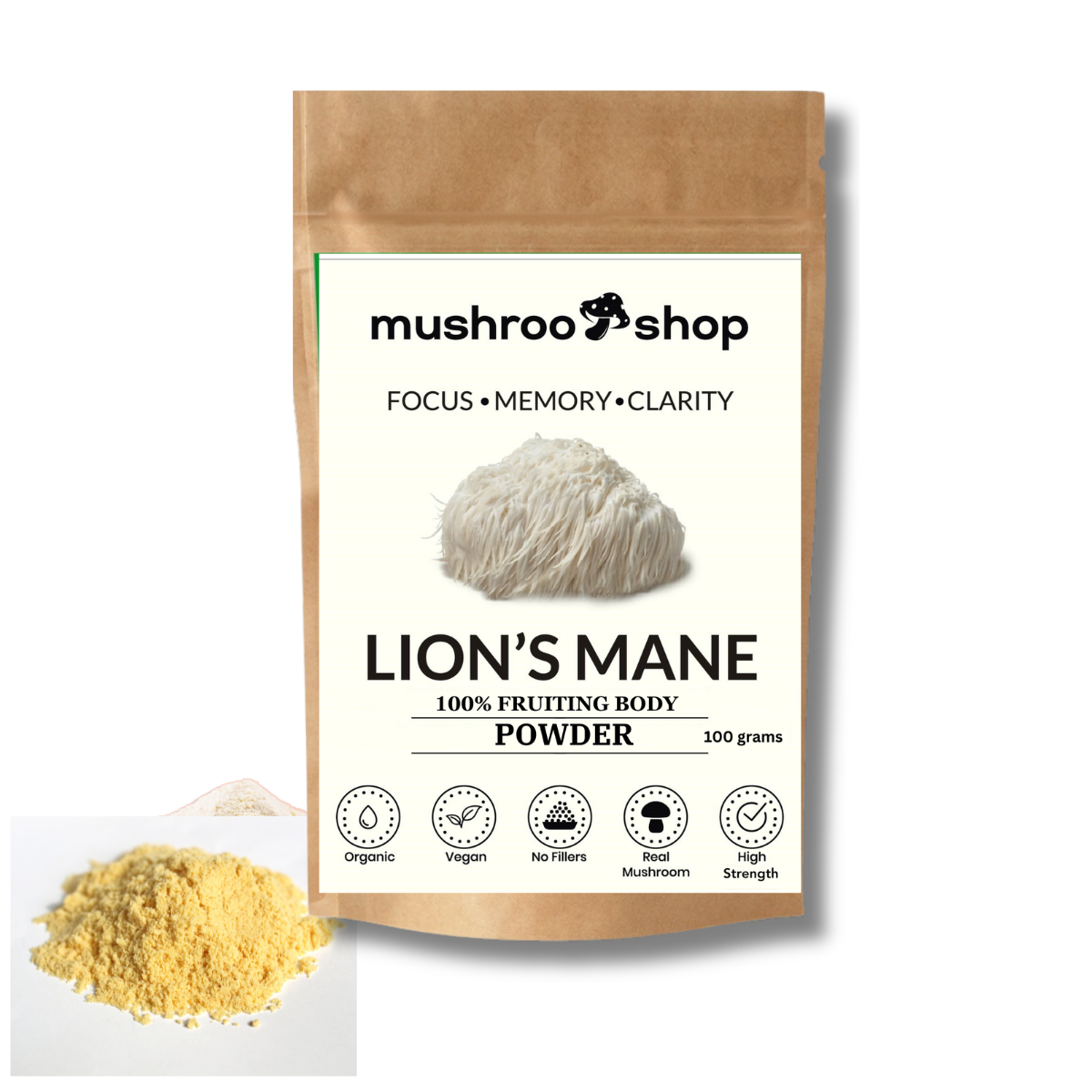 Lion's Mane Organic Powder UK