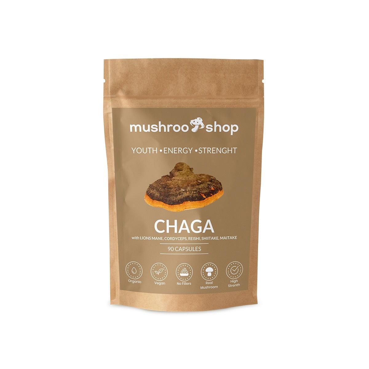 Mushroom shop UK mushroo.shop CHAGA Mushroom - mushroo.shop