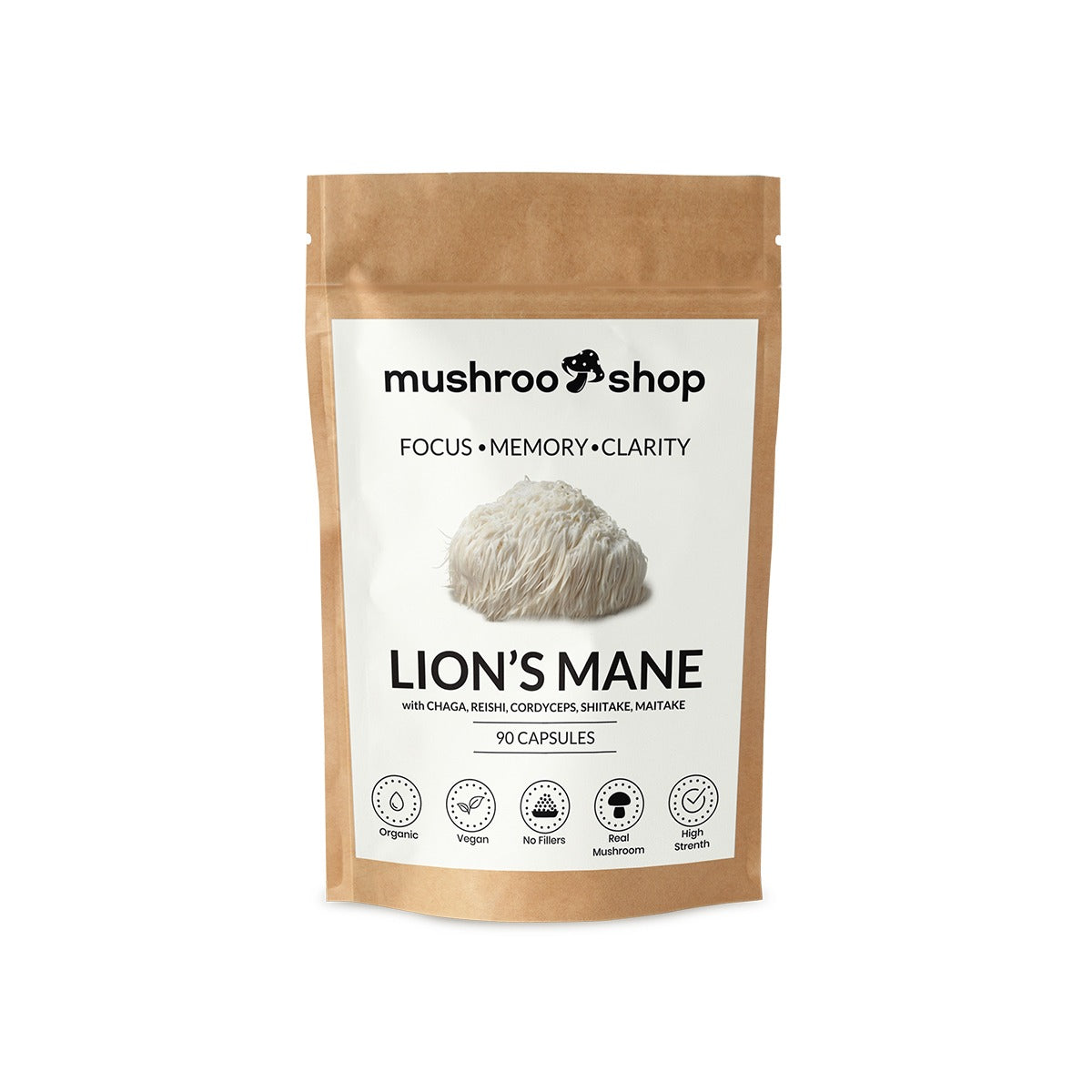 Mushroom Shop mushroo.shop LIONS MANE Capsules UK Organic  mushrooshop 31